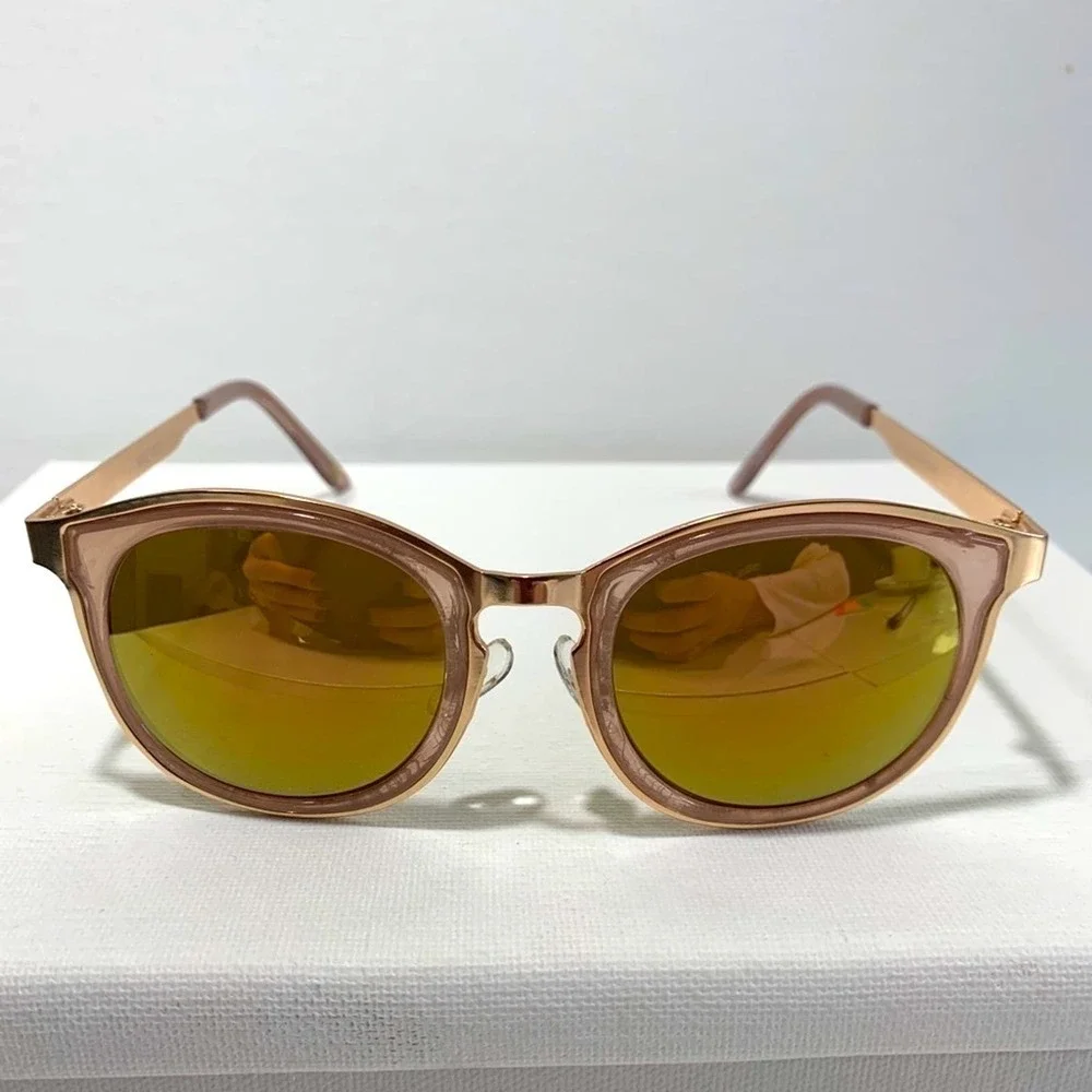 Nine West pink and gold sunglasses